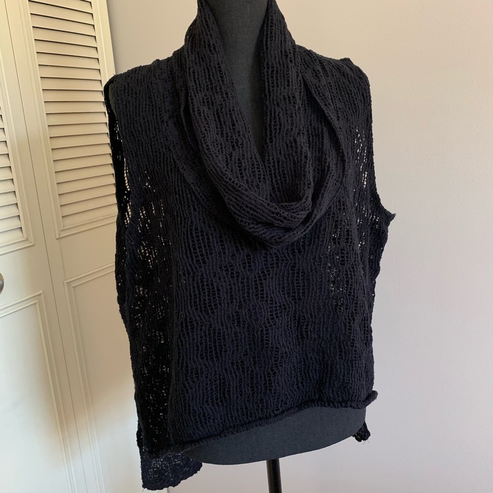 Free People cowl neck loose knit top